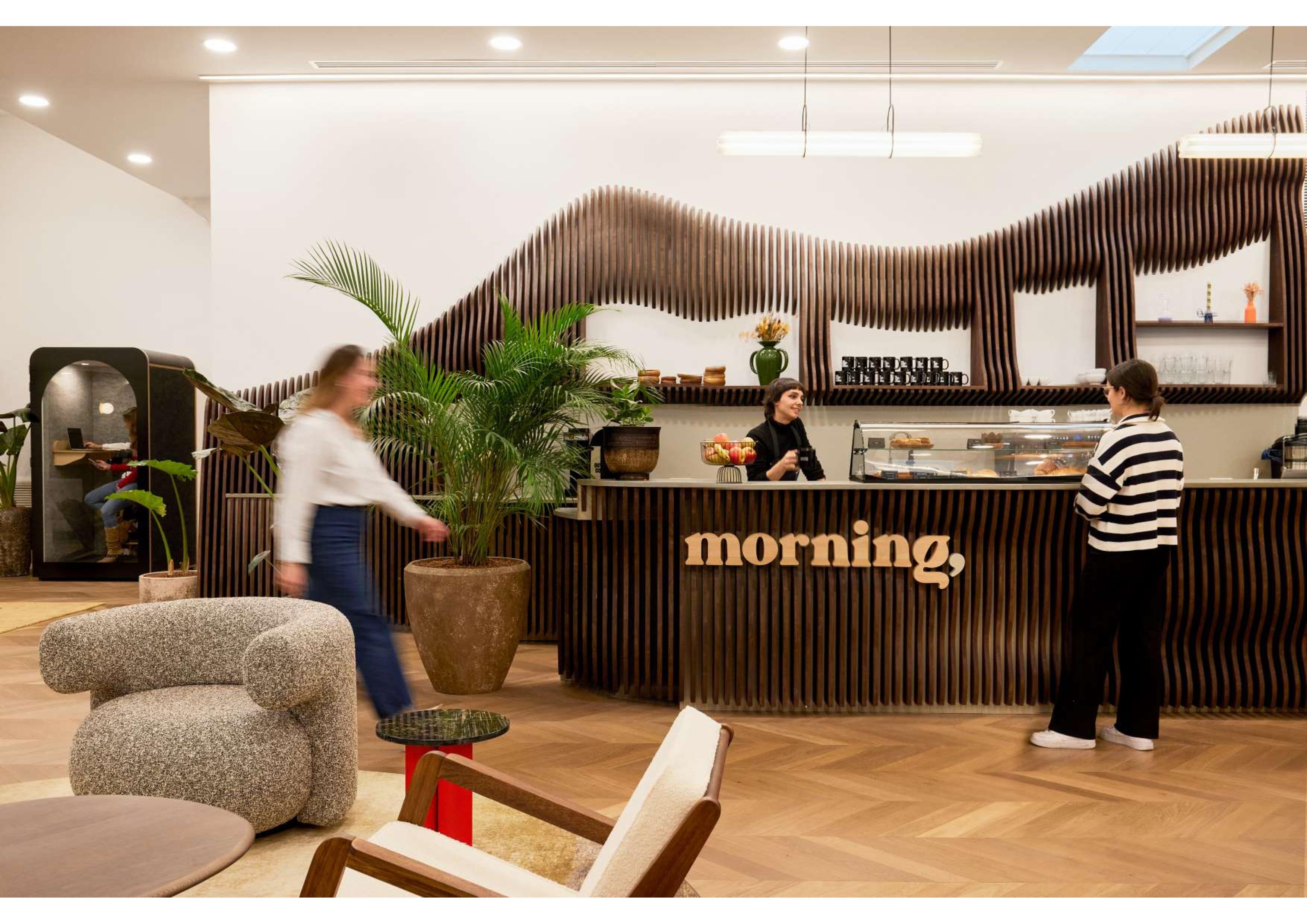 Morning, coworking 